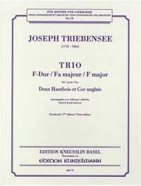 Triebensee, Joseph: Trio für 2 Oboen und Englischhorn F-Dur