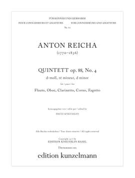 Reicha, Anton: Quintett op. 88/4 d-Moll