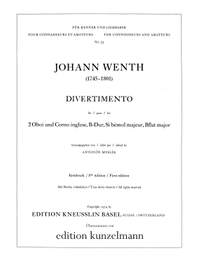 Wenth, Johann: Divertimento B-Dur