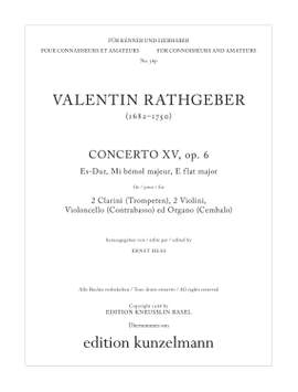 Rathgeber, Valentin: Konzert Es-Dur op. 6/15