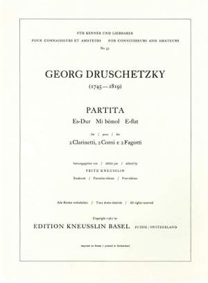 Druschetzky, Georg: Partita Es-Dur
