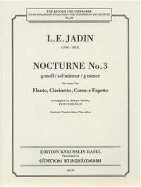 Jadin, Louis Emmanuel: Nocturne Nr. 3 g-Moll