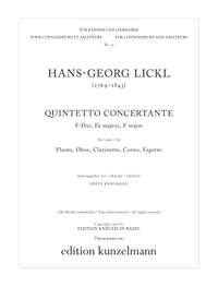 Lickl, Johann Georg: Quintetto concertante F-Dur