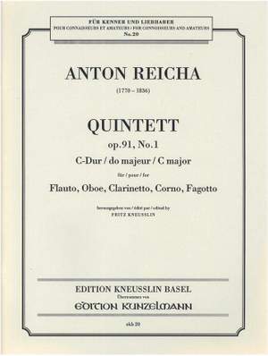 Reicha, Anton: Quintett op. 91/1 C-Dur
