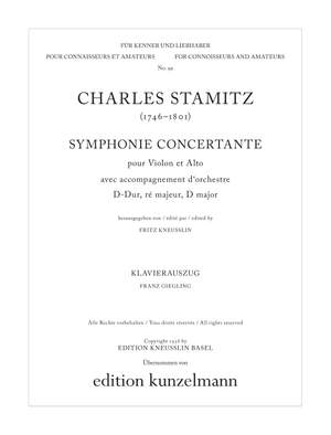 Stamitz, Carl: Sinfonia concertante D-Dur