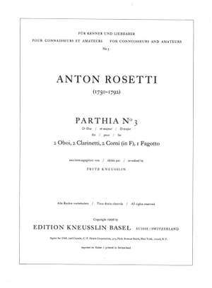 Rosetti, Antonio: Parthia Nr. 3 D-Dur Murray B2