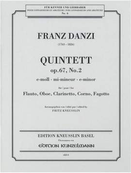 Danzi, Franz: Quintett e-Moll op. 67/2