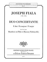 Fiala, Joseph: Duo concertante F-Dur