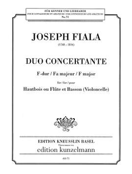 Fiala, Joseph: Duo concertante F-Dur