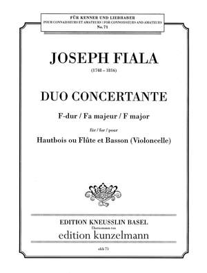 Fiala, Joseph: Duo concertante F-Dur