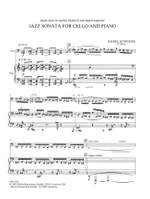 Schnyder, Daniel: Jazz Sonata für Violoncello Product Image