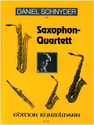 Schnyder, Daniel: Saxophon-Quartett