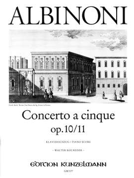 Albinoni, Tommaso: Concerto a cinque op. 10/11 c-Moll