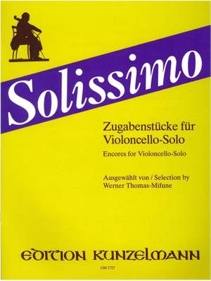 Solissimo - Zugabenstücke für Violoncello