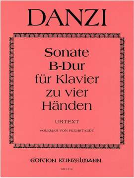 Danzi, Franz: Sonate für Klavier zu 4 Händen B-Dur
