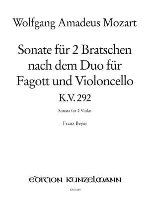 Mozart, Wolfgang Amadeus: Sonate für 2 Bratschen  KV 292