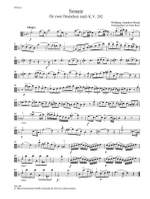 Mozart, Wolfgang Amadeus: Sonate für 2 Bratschen  KV 292 Product Image