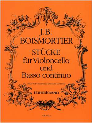 Boismortier, Joseph Bodin de: Stücke für Violoncello und Basso Continuo