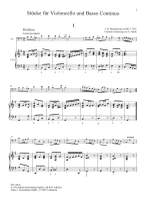 Boismortier, Joseph Bodin de: Stücke für Violoncello und Basso Continuo Product Image