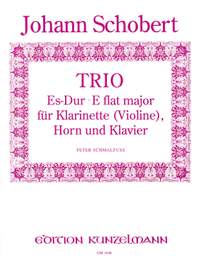 Schobert, Johann: Trio für Klarinette (Violine), Horn und Klavier Es-Dur