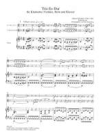 Schobert, Johann: Trio für Klarinette (Violine), Horn und Klavier Es-Dur Product Image