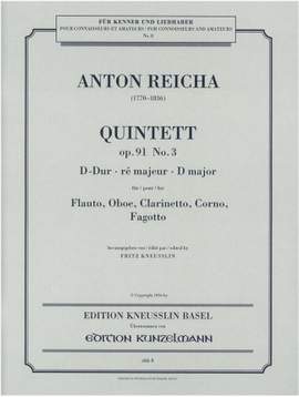 Reicha, Anton: Quintett op. 91/3