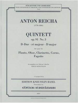 Reicha, Anton: Quintett op. 91/3