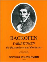 Backofen, Johann Georg Heinrich: Variationen für Bassetthorn