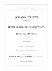 Wenth, Johann: Petite Serenade concertante