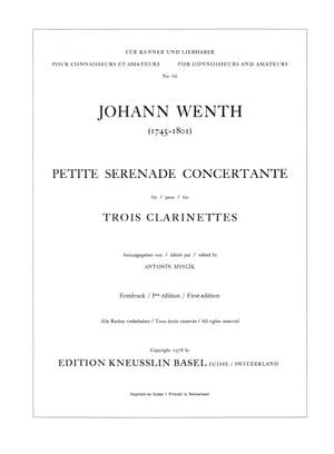 Wenth, Johann: Petite Serenade concertante
