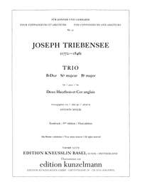 Triebensee, Joseph: Trio B-Dur