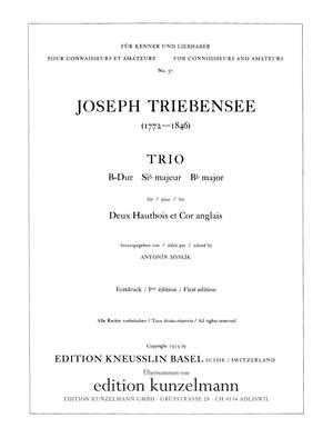 Triebensee, Joseph: Trio B-Dur