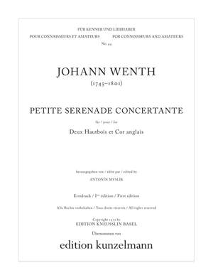 Wenth, Johann: Petite Serenade concertante