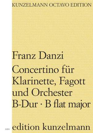 Danzi, Franz: Concertino für Klarinette, Fagott und Orchester B-Dur op. 47