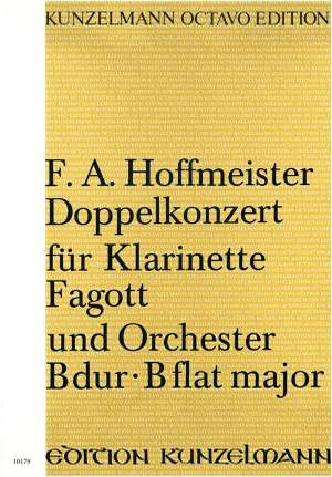 Hoffmeister, Franz Anton: Doppelkonzert für Klarinette und Fagott B-Dur
