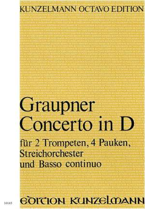 Graupner, Christoph: Konzert D-Dur