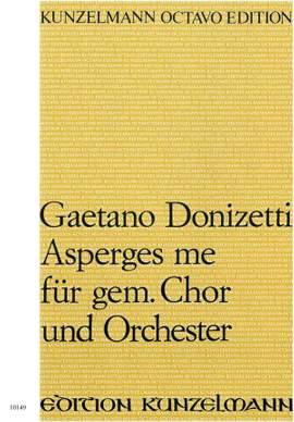 Donizetti, Gaetano: Asperges me