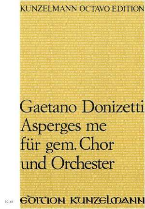 Donizetti, Gaetano: Asperges me