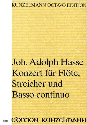 Hasse, Johann Adolph: Konzert für Flöte G-Dur op. 3/7