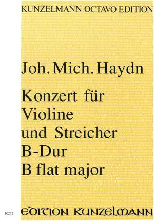 Haydn, Michael: Konzert für Violine B-Dur PV 53
