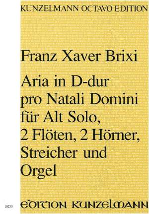 Brixi, Franz Xaver: Aria pro Natali Domini D-Dur