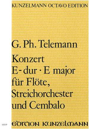 Telemann, Georg Philipp: Konzert für Flöte E-Dur TWV 51:E1