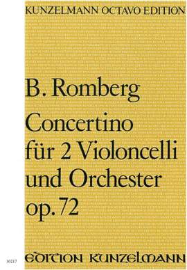 Romberg, Bernhard: Concertino für 2 Violoncelli
