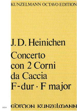 Heinichen, Johann David: Konzert für 2 Hörner F-Dur