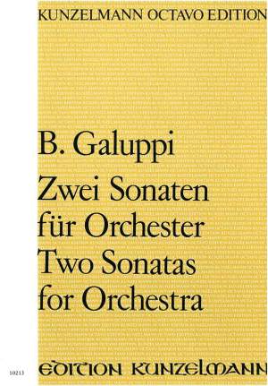 Galuppi, Baldassare: 2 Sonaten für Orchester
