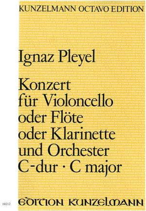 Pleyel, Ignaz Josef: Konzert für Violoncello (Fl/Klar) C-Dur