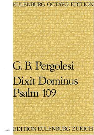 Pergolesi, Giovanni Battista: Dixit Dominus Psalm 109