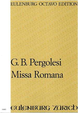 Pergolesi, Giovanni Battista: Missa Romana