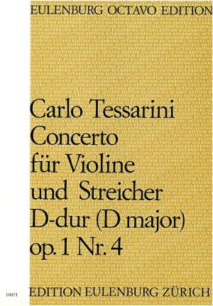 Tessarini, Carlo: Konzert für Violine D-Dur op. 1/4