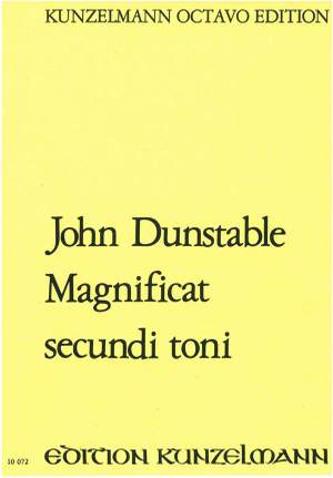 Dunstable, John: Magnificat secundi toni